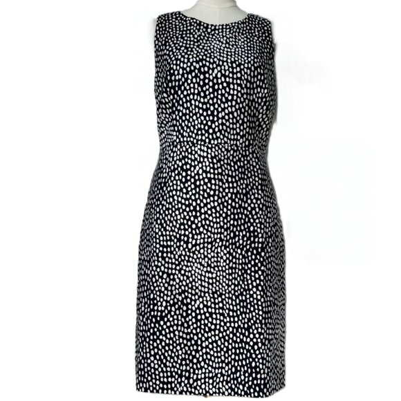 J. Crew Dresses & Skirts - NWOT J. CREW| Dark Navy and White Sheath Dress Sz 8